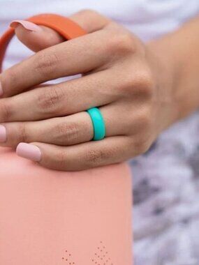 ROQ Teal Silicone Ring (10)